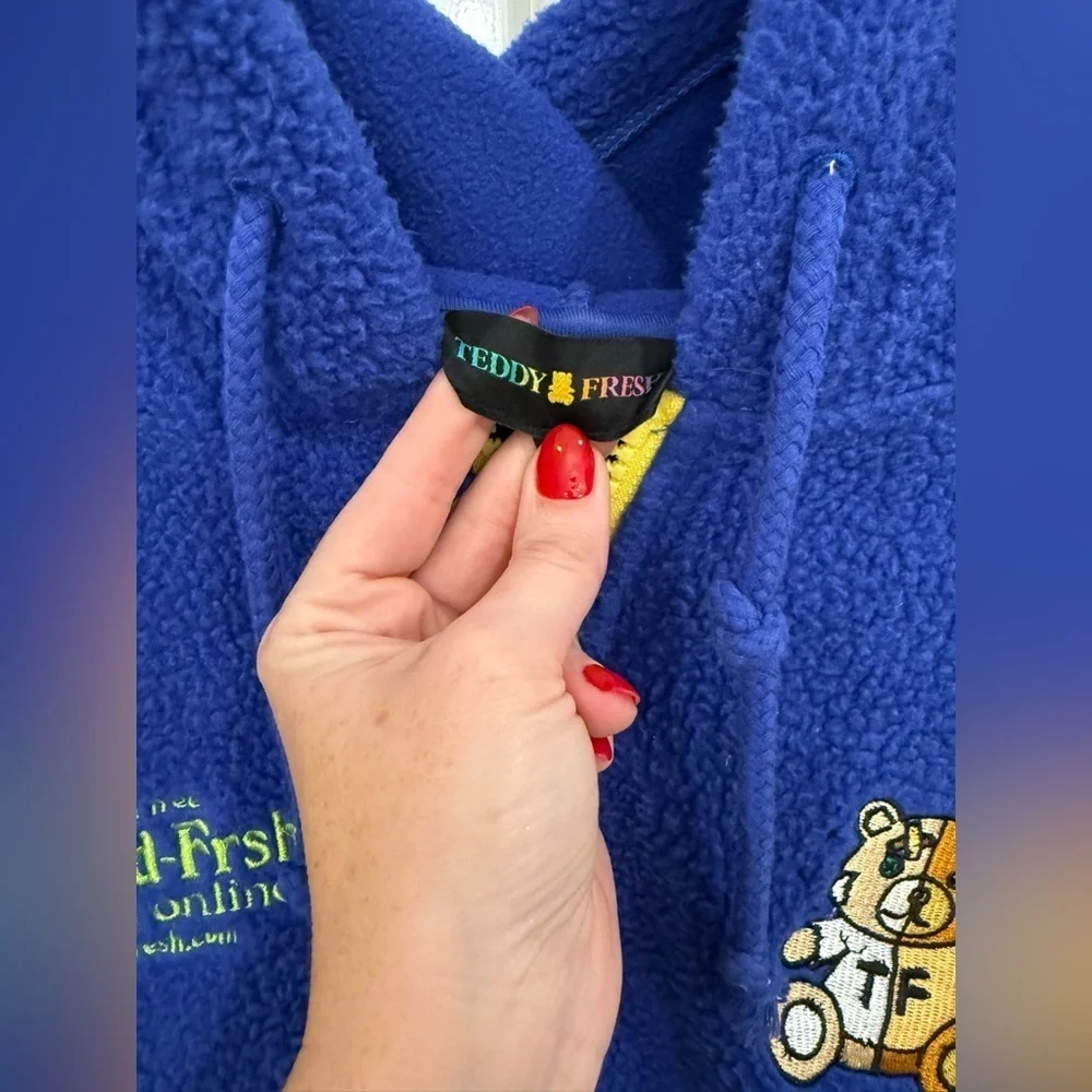 Teddy Fresh Sherpa Full Zip Hoodie